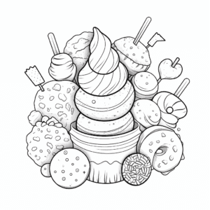 Candy V3 Coloring Page for Kids