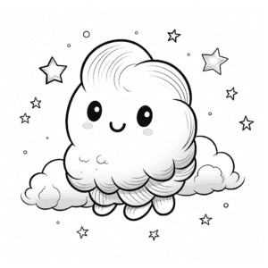 Comet V3 Coloring Page for Kids