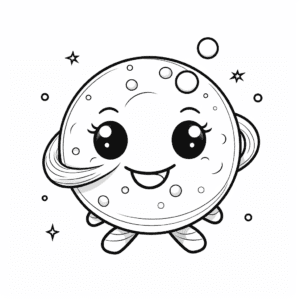 Planet V2 Coloring Page for Kids