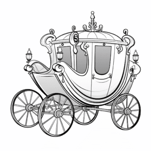 Royal carriage Coloring Page for Kids